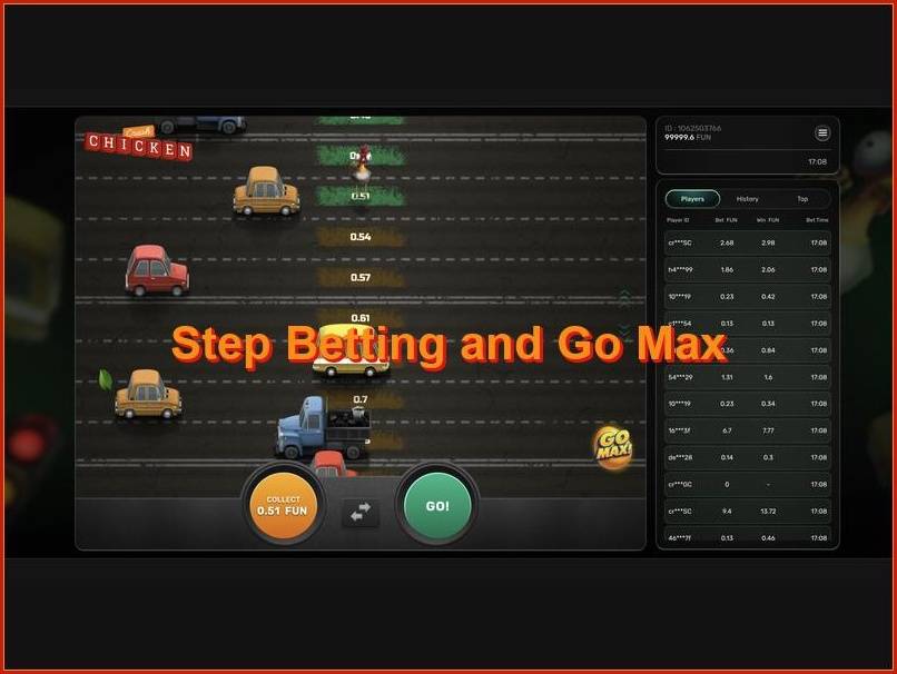 Apostas por etapas e modo de salto máximo