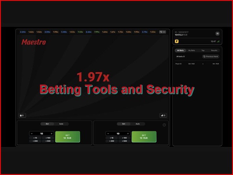 Защита данных и возможности ставок в Maestro