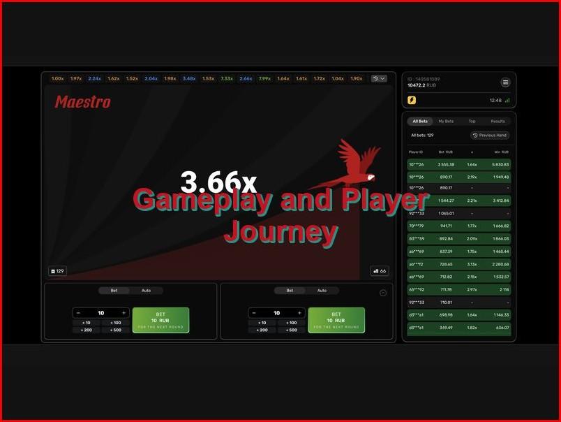 Пошаговый процесс и игровой путь в Maestro