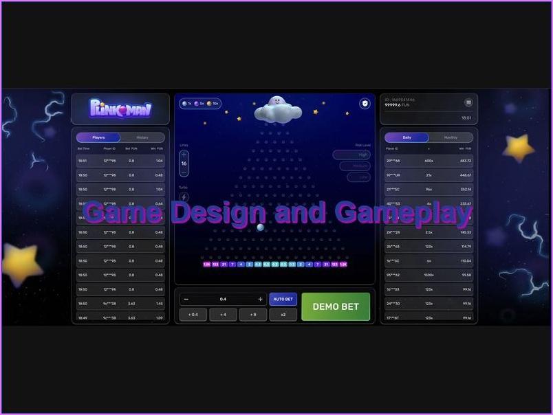 Plinkoman's Gameplay and Game Board Design