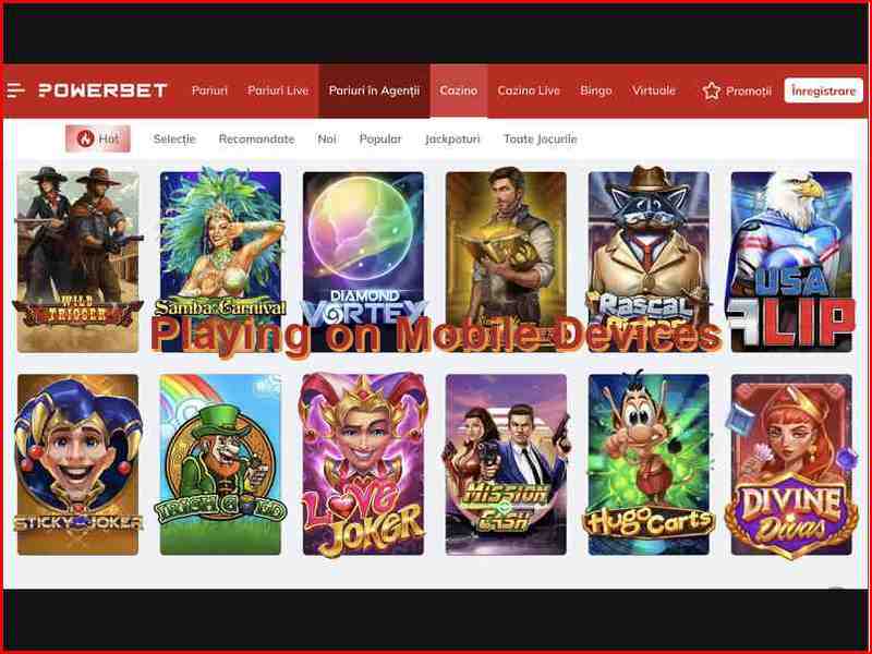 Адаптивный интерфейс и мобильная версия PowerBet