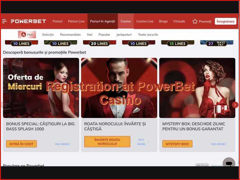 Процесс регистрации и верификации на PowerBet