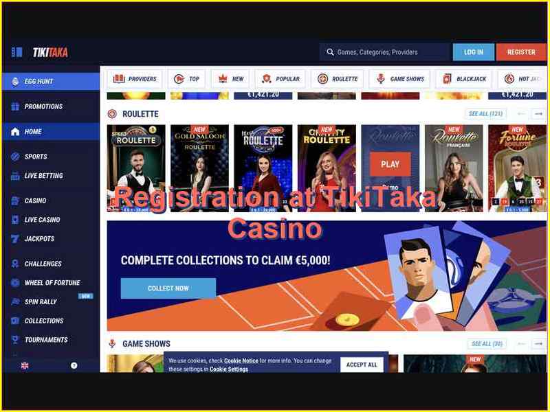 Processus d'inscription et de création de profil sur TikiTaka