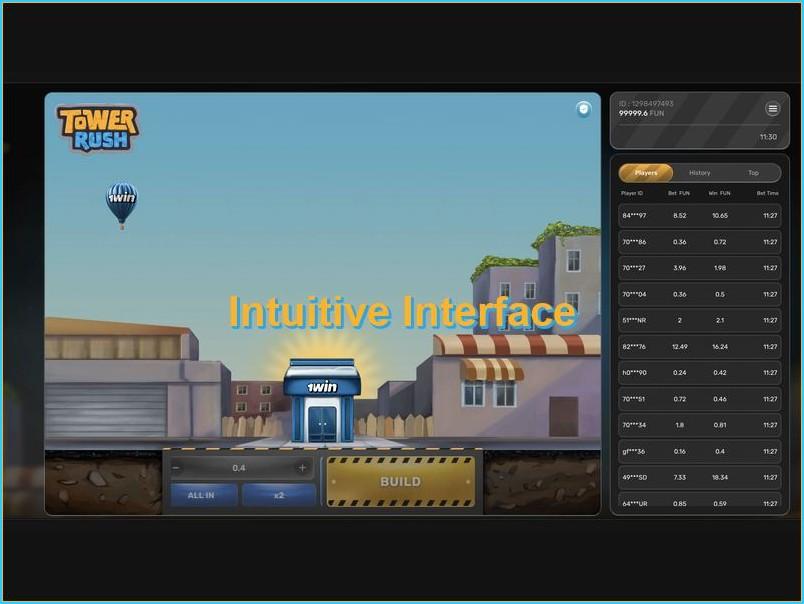 Controles y navegación en Tower Rush